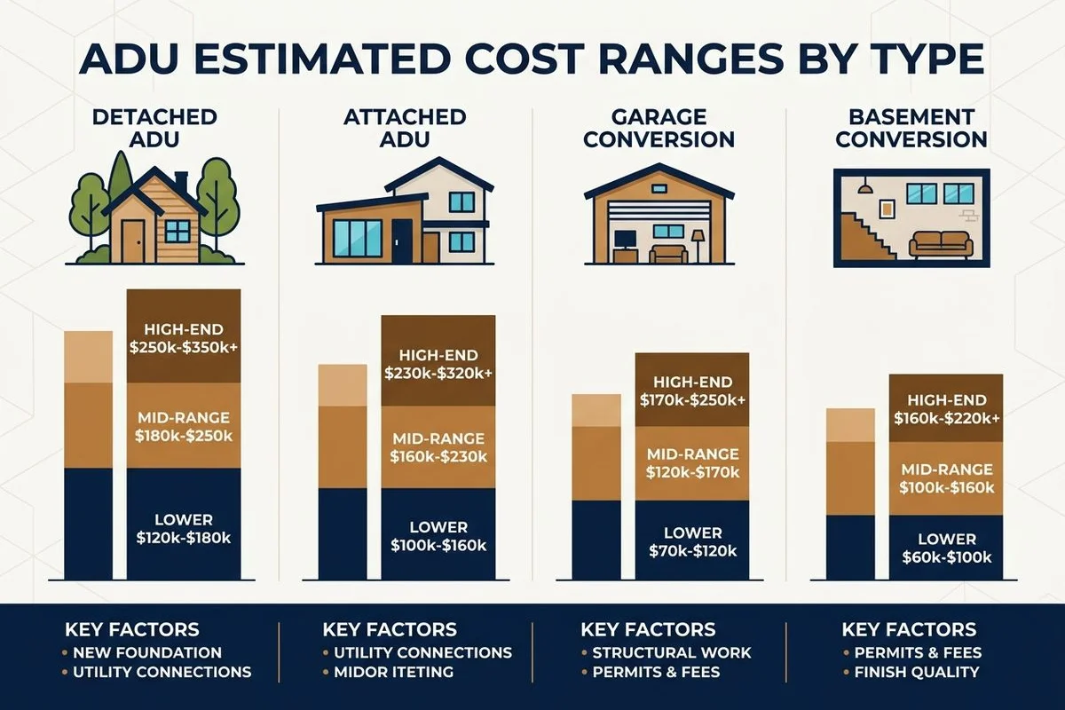 ADU cost-by-type chart